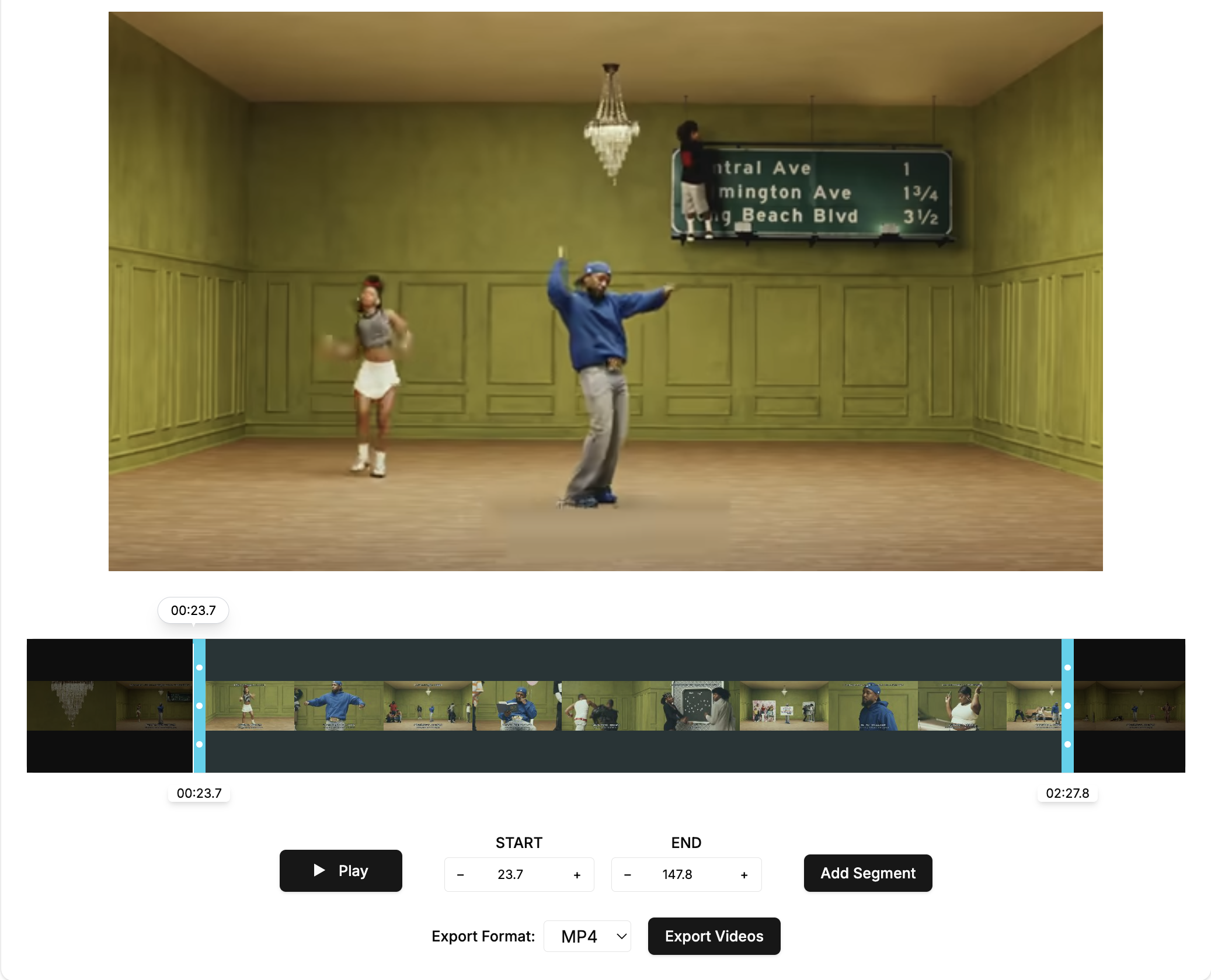 Cut to the Good Part: Browser‑Based Video Trimming with DojoClip